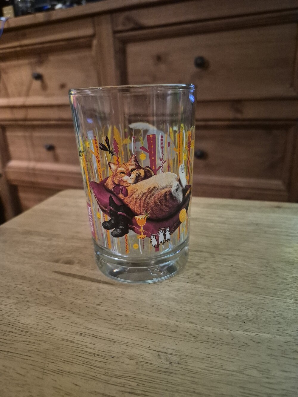 Vintage 2010 McDonald’s Shrek Forever After Puss in Boots Collector Glass
